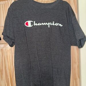 Champion Men's Dark Gray Tee